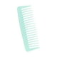 thumbnail image 2 of Peine ancho para desenredar el cabello, herramienta de peinado antienredos, champú para peinar el cabello, peine para rizos, selecciones de cabello verde, 2 of 9