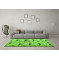 thumbnail image 3 of Ahgly Company Indoor Rectangle Abstract Green Modern Area Rugs, 2' x 4', 3 of 4