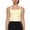 Yellow, variant on Staron Women's Sports Tank Top with Built-in Bra Round Neck Sleeveless Quick-Dry Solid Casual Yoga Running Workout Athletic Top, Blue XL