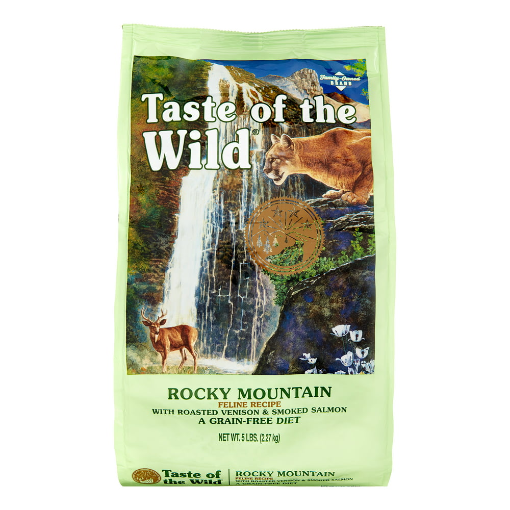 Taste of the Wild Rocky Mountain GrainFree Dry Cat Food, 5 lb. bag