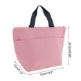 thumbnail image 5 of Unique Bargains 1 Pc Portable Waterproof Thermal Bag for Work 12.6"x5.12"x8.86" Pink, 5 of 5