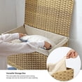 thumbnail image 6 of Storage Basket with Lid, 42.3 Gallon Storage Bin, Woven Blanket Storage Basket for Bedroom, Laundry Room, Natural, 6 of 6
