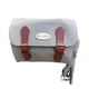 thumbnail image 2 of Bolsa de lona plegable para manillar de bicicleta, impermeable, para el hombro y con soporte para teléfono. Gris, 2 of 9