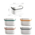 thumbnail image 3 of Almacenamiento De Plástico Cestas Organizadoras Huecas Con Asa Para El Hogar Cocina Baño Yuarrent HA040009-01, 3 of 6