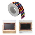thumbnail image 1 of Bulletin Board Borders 20M with Creative Patterns for Chalkboard White Board Colorful Wavy Stripe, 1 of 8