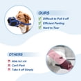 thumbnail image 3 of Bozal para Perros Unique Bargains Suave No Ladrar Malla Bozal Transpirable Permite Jadear Beber Anti Masticar Bozal para Perros de Tamaño Mediano M Azul, 3 of 7