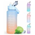 thumbnail image 1 of Botella de agua deportiva de 2,2 L, jarra de agua portátil de PP a prueba de fugas de gran capacidad para exteriores y hogar, 1 of 8