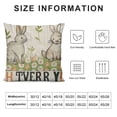 thumbnail image 5 of PHYHOO Easter Pillow Covers Decorations Easter Bunny Throw Pillow Covers Farmhouse Spring Cushion Case for Sofa Couch, 5 of 5