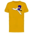thumbnail image 1 of Blue Uniform Taekwondo Cartoon Tee Men's -Image by Shutterstock, 1 of 1
