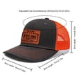thumbnail image 2 of Sombrero electoral Trump Sombrero malla con pico pato con bloques color Sombrero camionero ligeramente curvado (imagen personalizada empaquetada individualmente) (9 gris-Orange.com), 2 of 9