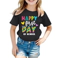 thumbnail image 5 of LILIYA Back To School Shirt Kids Kindergarten Pre K First Grade Trendy Graphic Short Sleeve T-Shirt Toddler Girl Summer Clothes, 5 of 5