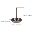 thumbnail image 3 of Uxcell 0.47''x0.67'' Upholstery Nails Tacks Round Thumb Push Pins Iron Copper Tone 30Pcs, 3 of 5
