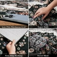 thumbnail image 5 of Wondo 2x3 Feet Indoor/Outdoor Door Mat - Machine Washable Non-Slip Low Pile Rug, Vintage Black Entrance Carpet for Entryway Porch Bathroom Kitchen Bedroom Laundry, 5 of 8