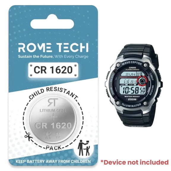 Replacement Battery for CASIO WV200A-1AV Watch