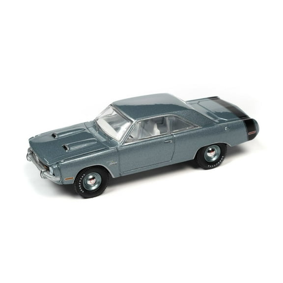 1971 Dodge Dart Swinger 340 Special, Gray - Auto World AWSP105/24A - 1/64 scale Diecast  Car