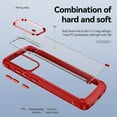 thumbnail image 2 of Phone Case for Samsung Galaxy A52/A52S 5G Clear Transparent TPU Cell Cover with Screen Protector and Slim Shockproof Silicone Military Grade Protective A 52 S 4G G5 52A S52 52S Women Men Red, 2 of 7