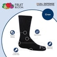 thumbnail image 5 of Fruit of the Loom Dual Defense Crew Socks for Boys, Assorted, Sizes 9-2.5 (10-Pack), 5 of 7