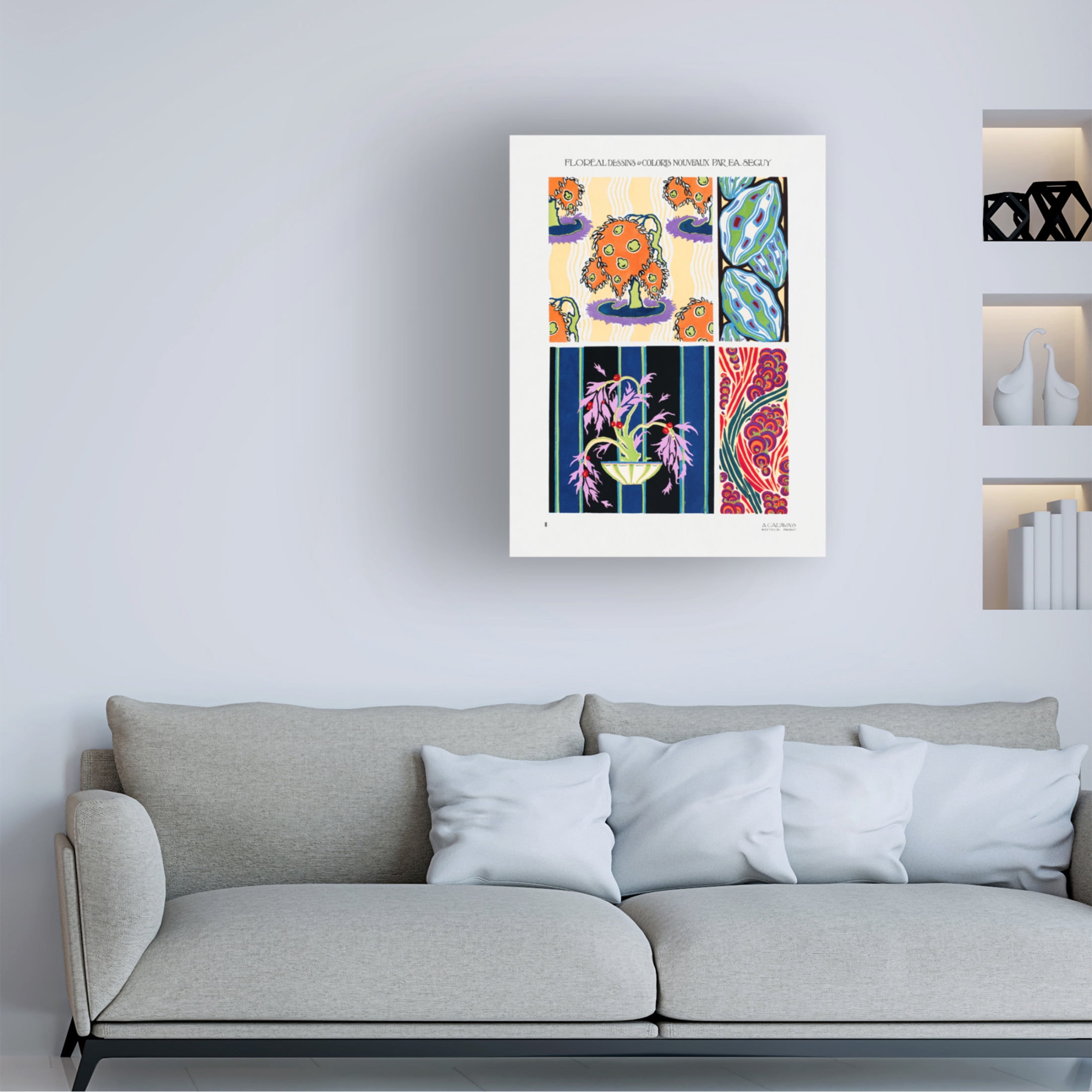 Trademark Fine Art Pictufy   Pattern 08 Canvas Wall Art