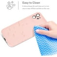 thumbnail image 4 of Silicone Case for iPhone 14 Pro Max 6.7 inch, Slim Liquid Silicone Case Shockproof Full Body Protection Phone Case with Anti-Scratch Microfiber Ultra Slim Soft Bumper Cover - Pink, 4 of 16