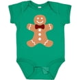 thumbnail image 3 of Inktastic Cute Gingerbread Man with Red Plaid Bowtie Boys or Girls Baby Bodysuit, 3 of 5