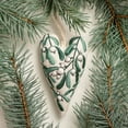 thumbnail image 5 of Heart Shaped Christmas Embroidery Kit for Beginners, Hand Embroidery Christ Ornament with Hoop, Thread, Needle & Instructions, 5 of 9