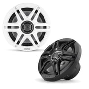 Fusion MS-RA60 Source Unit w/ (2 Pair ) Clarion CMS-651-SWB 6.5-inch Coaxial Marine ( Includes White & Black Sport Grilles)