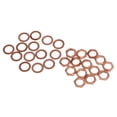 thumbnail image 1 of M9 Nut Kit Non Slip Female Thread Multifunctional Easy Replacement Standard Size Metal Washer Wear Resistant with 075mm Pitch for Electric Guitar Bass, 1 of 8