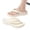 White, variant on Womens EVA Orthopedic Thick Sole Flip Flops Summer Round Toe Arch Support Soft Sole Thong Sandals for Beach Walking Shower Indoor Outdoor