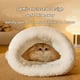 thumbnail image 5 of Saco de dormir acogedor para gatos en invierno, saco de felpa suave para gatos, 5 of 7