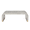 30 x 30 x 16 Inches, variant on Modern Bone Inlay Coffee Table – Curved Waterfall Edge with Grey and White Stripe Pattern