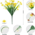 thumbnail image 3 of Artificial Flowers for Outdoor,UV Resistant No Fade Fake Plastic Flowers Faux Plants for Hanging Planters Decoration Indoor Outside Garden Porch Window Box Home Wedding Farmhouse, 3 of 5