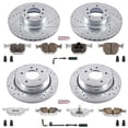 thumbnail image 3 of PowerStop Front and Rear Z26 Street Warrior Carbon-Fiber Ceramic Brake Pad and Drilled and Slotted Rotor Kit Fits: BMW Select Models K505-26, 3 of 9