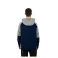thumbnail image 5 of Men's New Era  Navy Dallas Cowboys Combine Authentic Color Block Raglan Pullover Hoodie, 5 of 5