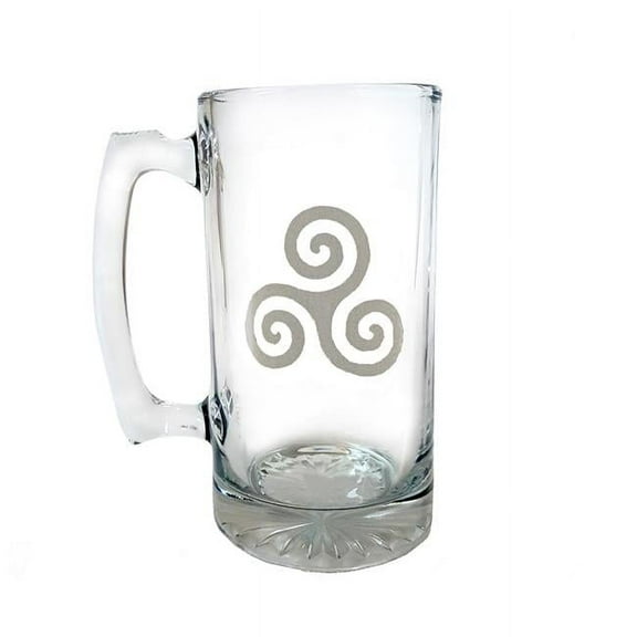 Lyoncraft SSTK01 16 oz Triskelion Engraved Stein Glass