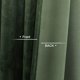 thumbnail image 3 of Cortinas Benedeco de terciopelo verde para dormitorio, 132 x 228 cm de ancho, 2 paneles, 3 of 8
