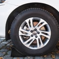 thumbnail image 4 of Luxshiny Cales de Roue de Véhicule en Caoutchouc Robuste Noir pour Camions 1 Pcs, 4 of 8