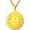 Bitcoin-Gold, variant on Bitcoin Chain for Men, Stainless Steel 18K Gold Plated Cryptocurrency Pendant BTC/Dollar Sign Coin Medal Necklace