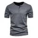 thumbnail image 1 of . Playeras Hombre Camisa Henley Manga Corta Casual Cuello V, 1 of 2