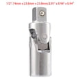 thumbnail image 2 of Eigraketly Adaptador de enchufe de llave de metal, portátil, pulido, brillante, Universal, ajustable, Manual, funda adaptadora de extensión reutilizable Artesanía 1/2 pulgada Eigraketly TO008704-03B, 2 of 6
