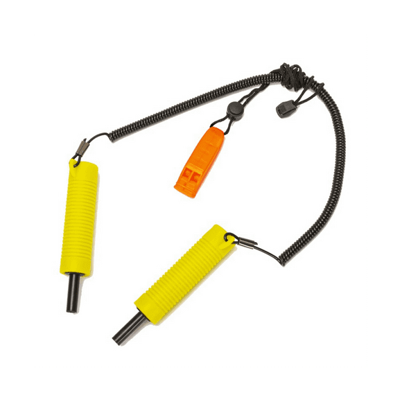 Retractable Ice Pick Ice Fishing Safety Pick Ice Breaking Accessories Fishing Rescue Safety Cone Ice Fishing Orange