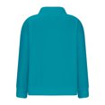 thumbnail image 4 of Womens Oversized V Neck Sweater Long Sleeve Cable Knit Tops Casual Loose Solid Color Pullover Sweatshirts (Sky Blue 4XL), 4 of 5