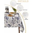 thumbnail image 2 of Vintage Coastal Table Cloth, Blue Grey Starfish Shell Conch Waterproof Tablecloth for Rectangle Tables, Reusable Washable Fabric Table Cover for Restaurant Kitchen Dining Tables 52"x70", 2 of 6