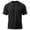 Black, variant on Men's Heavyweight Streetwear Tees with Drop Shoulder Design and Vintage Washed Finish Featuring Soft Cotton Blend Fabric Army Green XXL
