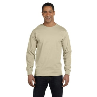 Hanes ComfortSoft Long Sleeve Men's T-shirt, Super Soft Cotton, 4