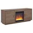 thumbnail image 1 of Henn&Hart 58" Antiqued Gray Oak TV Stand, 1 of 11