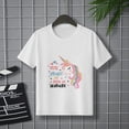 thumbnail image 3 of Fashion Teen Girls Graphic T-Shirt, Cute Smart And A Little Bit Dramatic Letter Print Design, Loose Comfortable Short Sleeve Casual Tee Apparel, 3 of 8