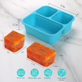 thumbnail image 6 of BPA-Free Silicone Freezer Molds, Leak Proof Stackable,1/2-Cup and 1-Cup Portion Control Soup Cubes Freezer Tray with Lids for Meal Prep, Broth, Stews, Leftovers(Blue 4 Pack), 6 of 7