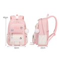 thumbnail image 2 of gcong Lightweight School Backpack With Cute Animal Print And Comfortable Straps For Daily Use Light Pink, 2 of 2