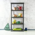 thumbnail image 4 of Sterilite 5 Shelf Unit Plastic, Flat Gray, 4 of 12