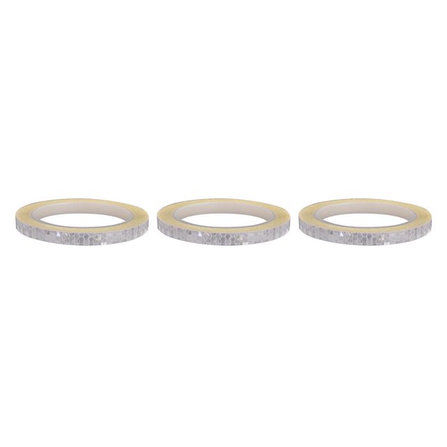 Speravity Pegatina reflectante de 8M, cinta de advertencia luminosa para llanta, tira reflectora adhesiva para rueda de cuadro de bicicleta de Type3 NO3